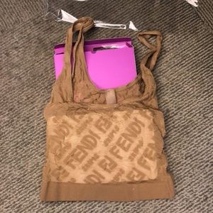 Authentic SKIMSx Fendi bralette- size XL- never worn